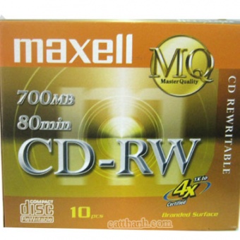 Đĩa CD-RW Maxell 700MB
