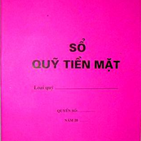 Sổ quỹ tiền mặt 