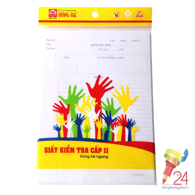 Giấy kiểm tra HH Cấp 2