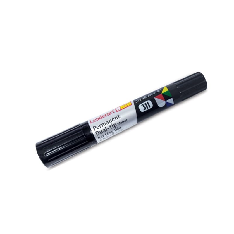 Bút lông dầu 2 đầu cỡ lớn LA311 Đỏ