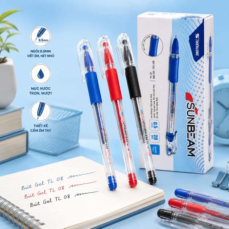 Bút mực nước TL (Gel 08) xanh