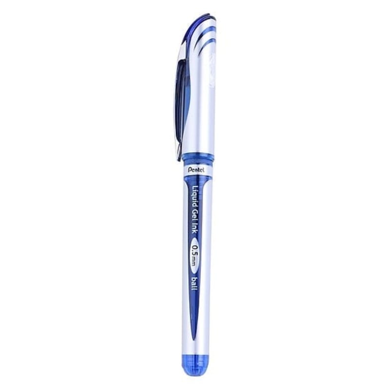 Bút ký mực gel BL55 nét 0.5 xanh