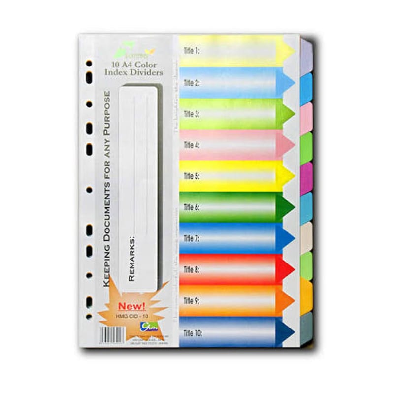 Chia file bìa 10 (ko số) (5 bộ/ tập)